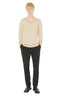 Beige Merino-Cashmere Blend V-Neck Jumper image 1