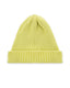 Lime Green Angora Merino Ribbed Knit Hat