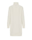 Ivory Merino Wool Turtleneck Dress