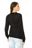 Black Kid Mohair and Baby Alpaca Blend Belted Cardigan image 4