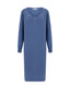 Blue Merino Wool Knit Dress
