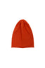 Bright Orange Cashmere-Silk Knit Hat