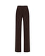 Dark brown merino trousers