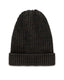 Dark Moss Ribbed Merino Wool Hat