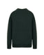 Forest Green Pure Cashmere Crew Neck Jumper, back view