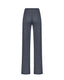Grey merino trousers, back view