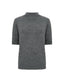Merino Wool-Blend Short-Sleeve Turtleneck Jumper
