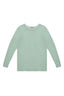 Light Green Wool Blend Crew Neck Jumper
