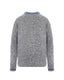 Melange Grey Merino Cashmere V-Neck Jumper