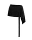 Merino Wrap Overlay Skirt, back view