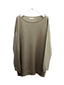 Olive Green Oversized Merino Wool Jumper