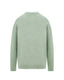 Sage Green Merino Angora Cashmere Blend Crew Neck Jumper