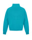Turquoise Merino Wool-Blend Turtleneck Jumper