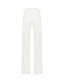 White merino trousers, back view 