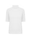 Merino Wool-Blend Short-Sleeve Turtleneck Jumper