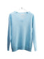 A blue wool jumper