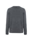 Grey Cashmere V-Neck Jumper