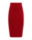 Cherry merino skirt