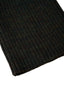 Dark Moss Ribbed Merino Wool Hat, detailed view
