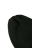 Dark Olive Merino Wool Blend Hat, detailed view