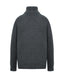 Grey Merino Wool-Blend Turtleneck