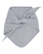Light grey merino-angora triangle scarf by Roksolana