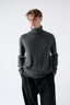 Grey Merino Wool-Blend Turtleneck