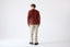 Rust Red Baby Camel Wool-Blend Men's Jumper