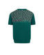 Sea Green Mélange Merino T-shirt, back view