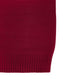 Close-up of a red knitted merino T-shirt