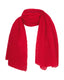 Red mohair scarf on a white background