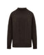 Merino wool blend knit jumper with a clean silhouette and refined finish