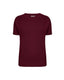 Burgundy merino T-shirt  