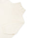 Ivory Merino Wool Short-Sleeve Turtleneck Jumper, sleeve and collar detail