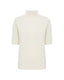 Short-sleeve turtleneck jumper crafted from 100% merino wool with a refined, minimalist silhouette