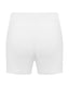 White merino shorts, back view
