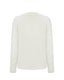White merino wool jumper, back view
